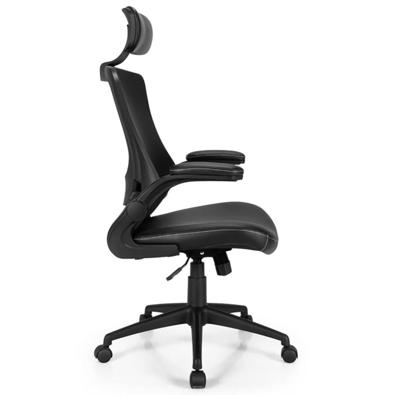 GZMR High-Back Executive Chair with Adjustable Lumbar Support Black Task - Image 3