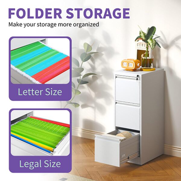 GZMR White 3 Drawer b151e5e0298e4b37730bf8767f4be73e