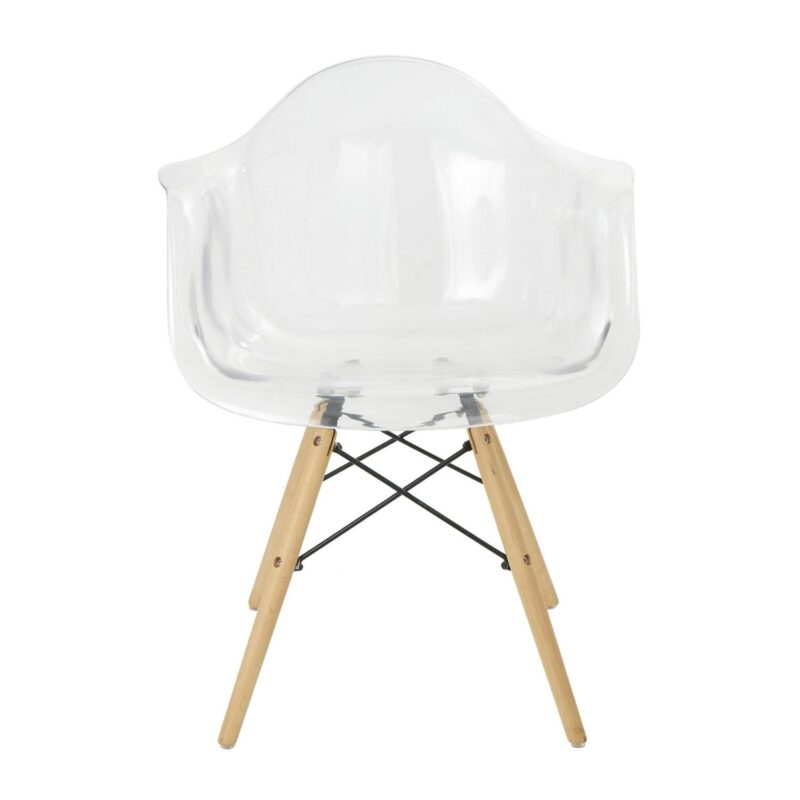 Grayson Lane Modern Clear Eiffel Style Accent Chair - Image 7