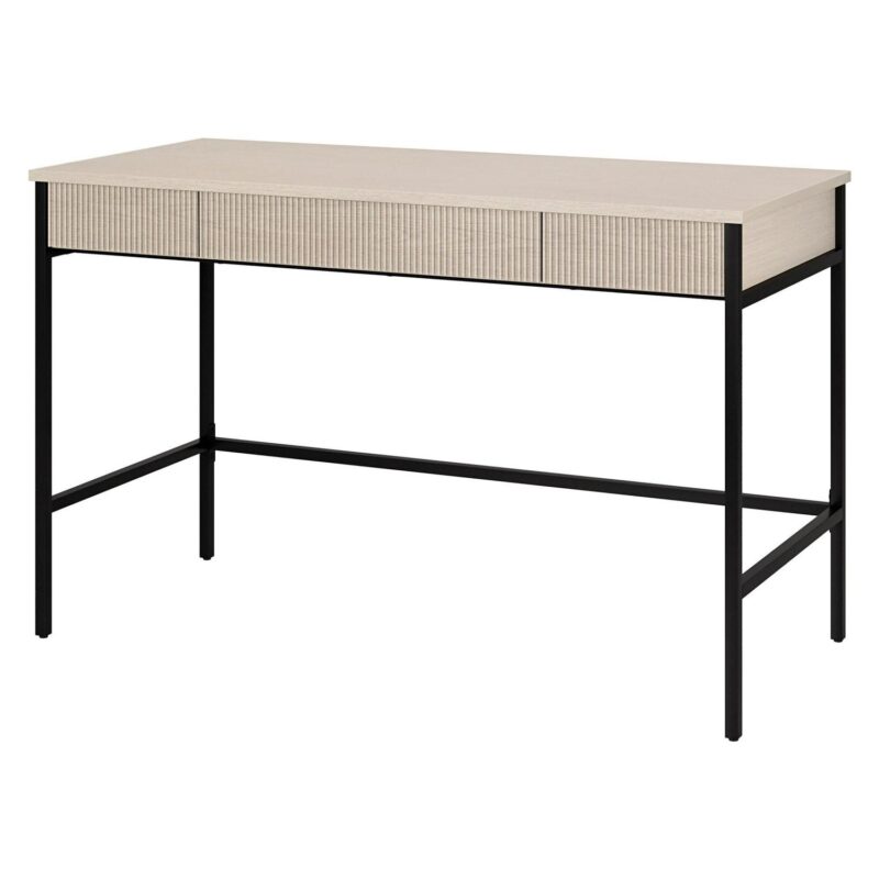 Hailey Home Nolan 47.63-Inches White Modern/Contemporary Writing desk - Image 8