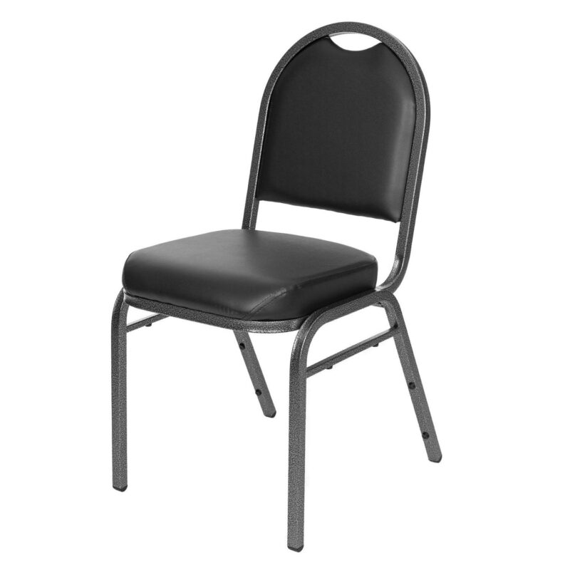 Hampden Furnishings Set of 2 Celia Black Reception Chair - Image 2