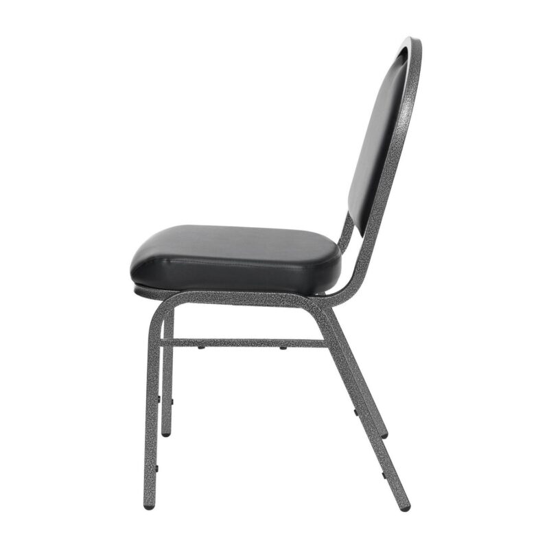 Hampden Furnishings Set of 2 Celia Black Reception Chair - Image 4