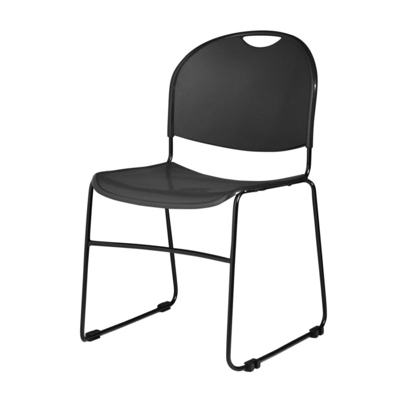 Hampden Furnishings 4 Naomi Basics Series Industrial Black Floor chair Chair - Image 3