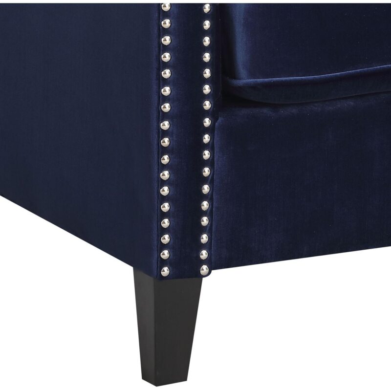 Hanover Antique Navy Blue Accent Chair - Image 10
