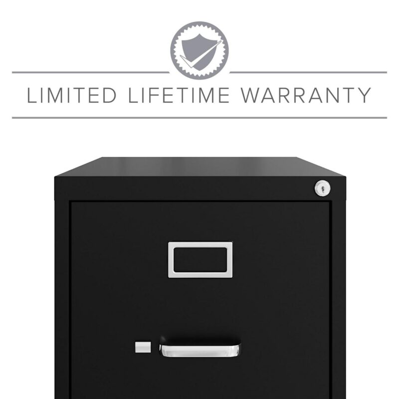 Hirsh Black 3 -Drawer 15-Inches File Cabinet - Image 12