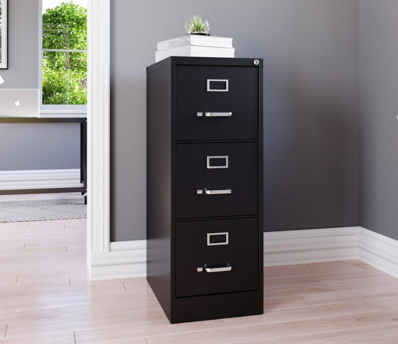 Hirsh Black 3 -Drawer 15-Inches File Cabinet - Image 15