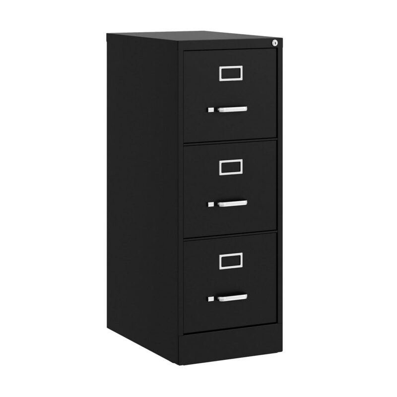 Hirsh Black 3 -Drawer 15-Inches File Cabinet