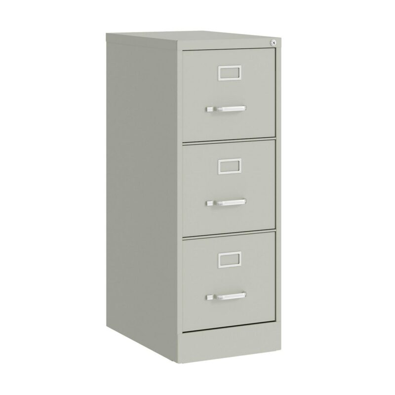 Hirsh Light Gray 3 -Drawer 15-Inches File Cabinet