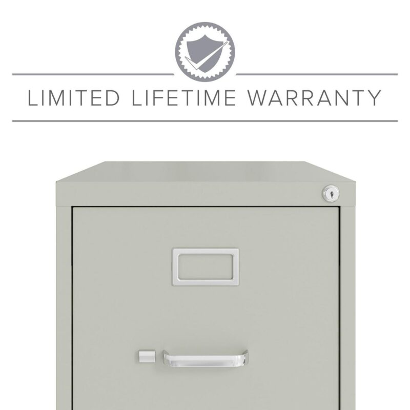 Hirsh Light Gray 3 -Drawer 15-Inches File Cabinet - Image 12