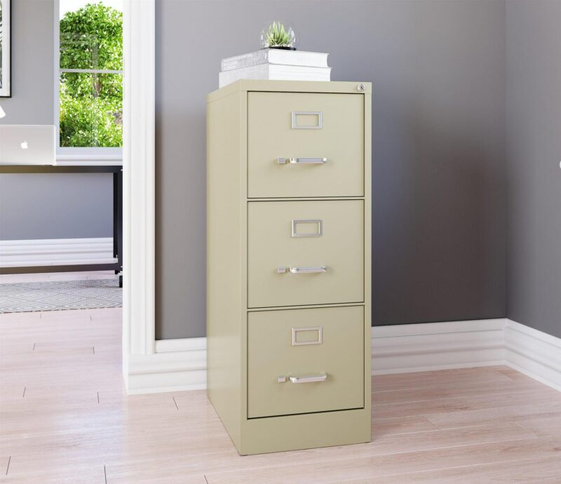 Hirsh Putty 3 -Drawer 15-Inches File Cabinet - Image 15