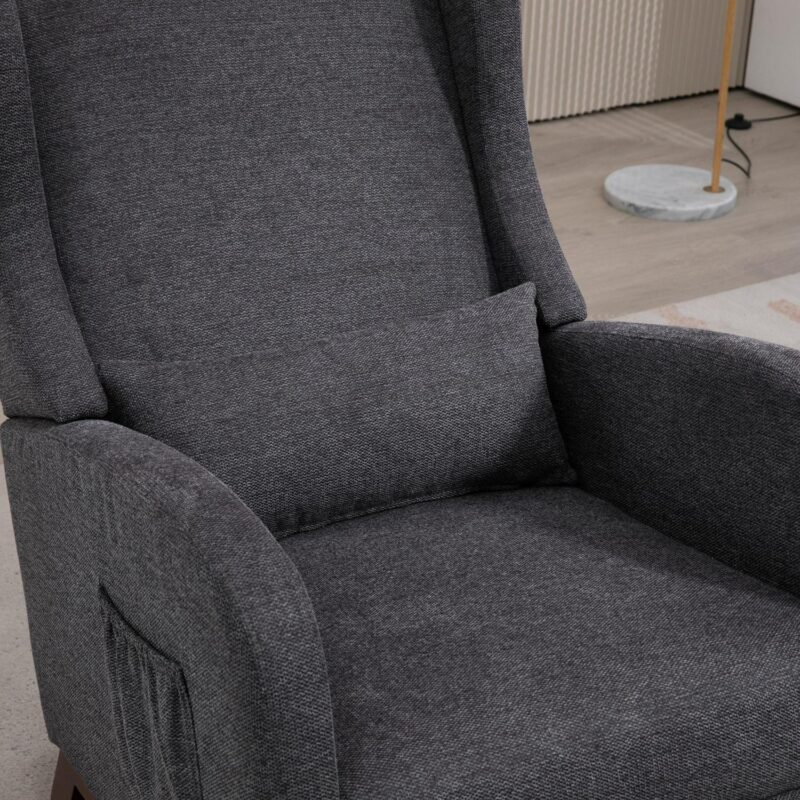 Hrinhom Casual CHARCOAL Rocking Chair - Image 5