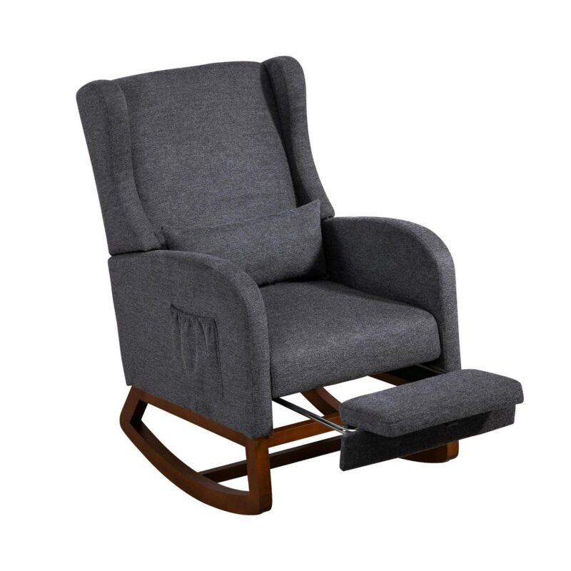 Hrinhom Casual CHARCOAL Rocking Chair
