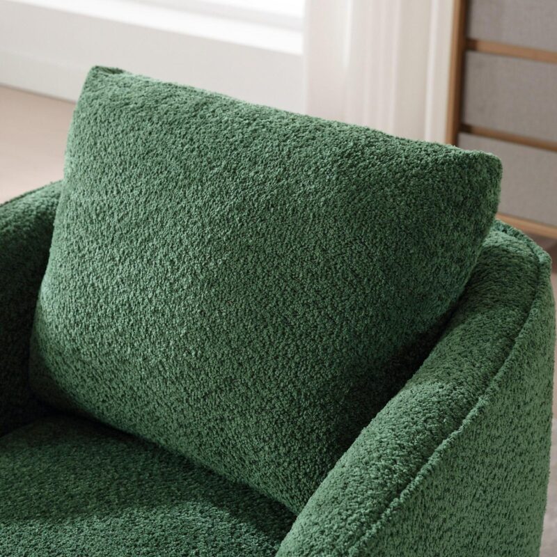 Hrinhom Modern GREEN Swivel Accent Chair - Image 5