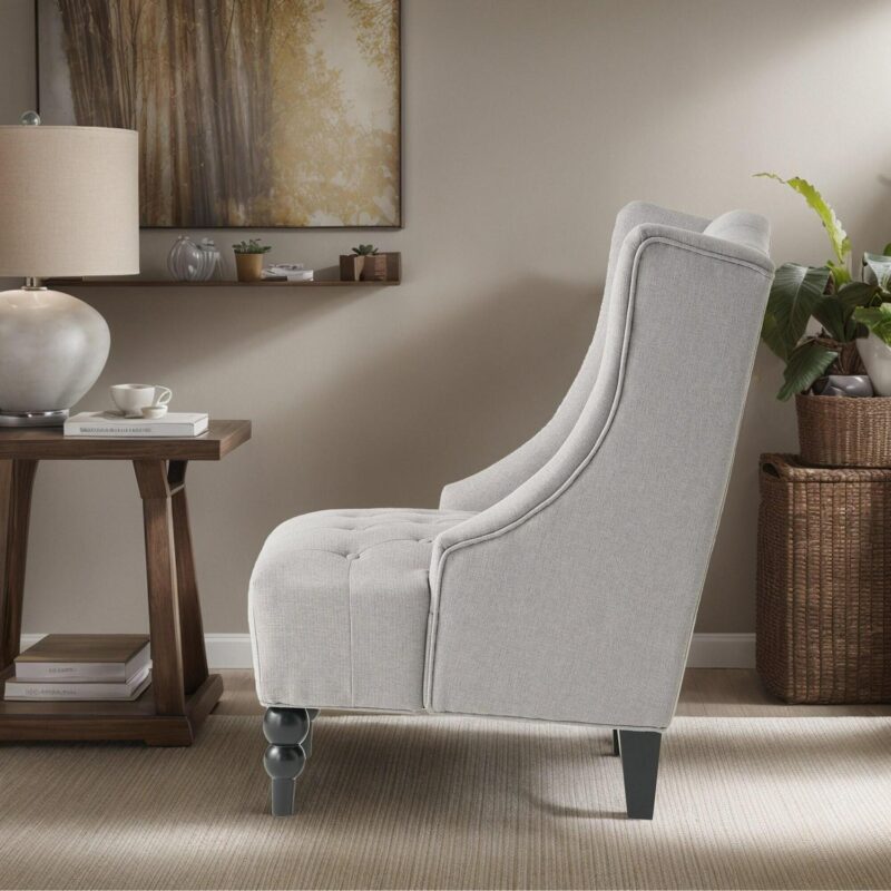 Hrinhom Vintage Gray Accent Chair - Image 3