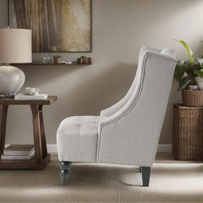 Hrinhom Vintage Gray Accent Chair - Image 3