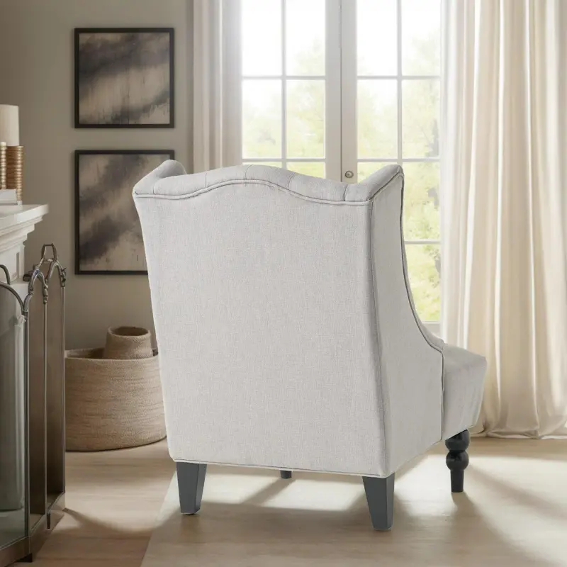 Hrinhom Vintage Gray Accent Chair - Image 4