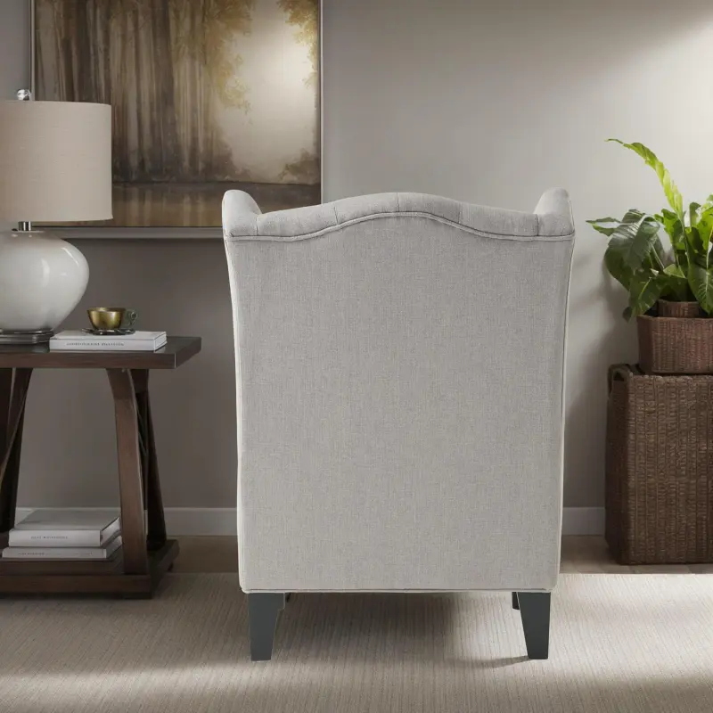 Hrinhom Vintage Gray Accent Chair - Image 5