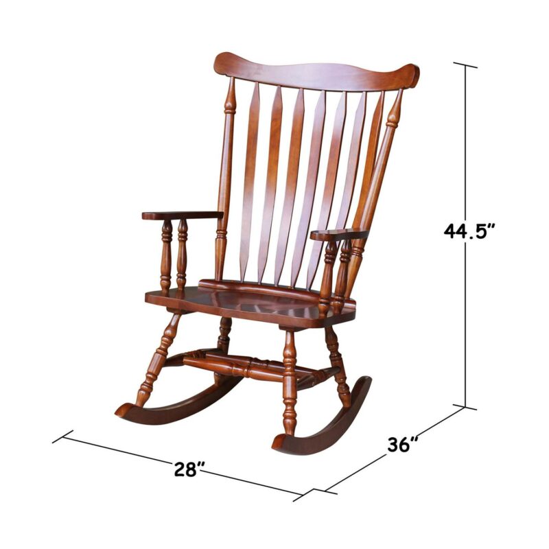 International Concepts Casual Cherry Rocking Chair - Image 10