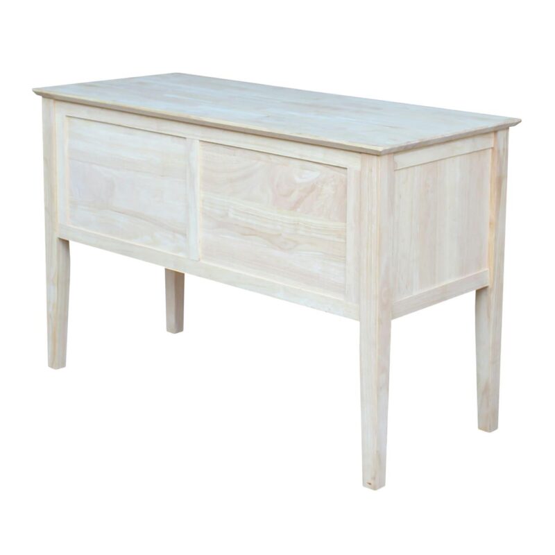 International Concepts 46-Inches Brown Traditional Rubberwood Computer desk - Image 7