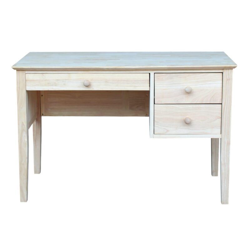 International Concepts 46-Inches Brown Traditional Rubberwood Computer desk - Image 2