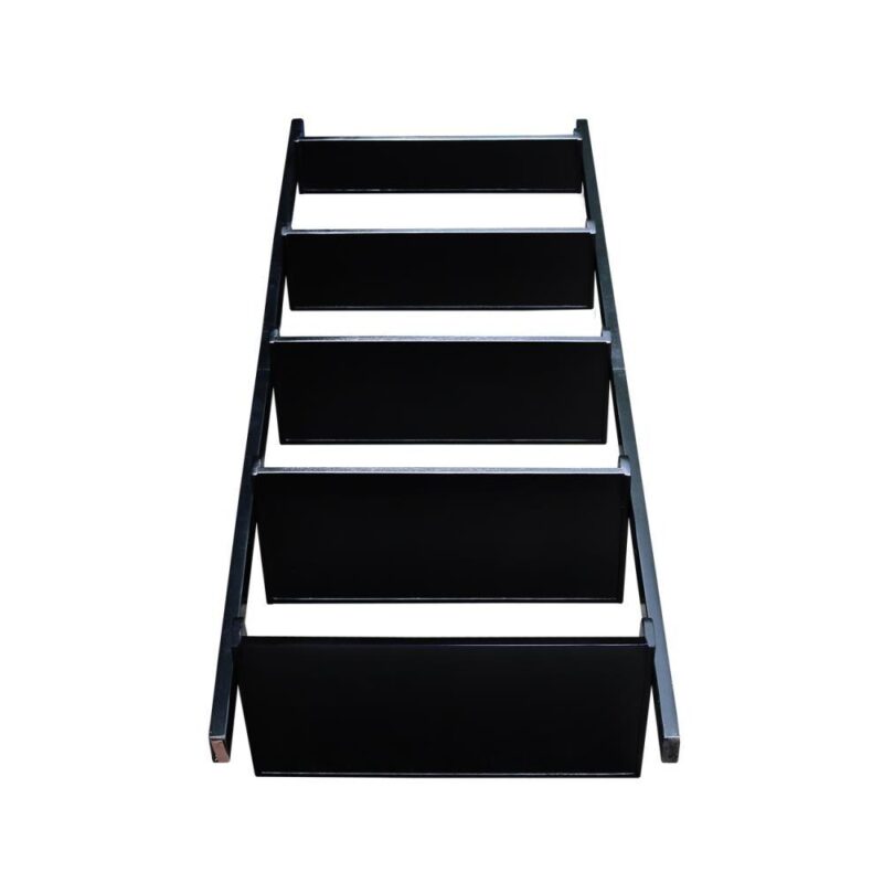 International Concepts Black Wood 5 -Shelf Ladder Bookcase ( 25-Inches W x 75-Inches H x 14-Inches D ) Painted - Image 5