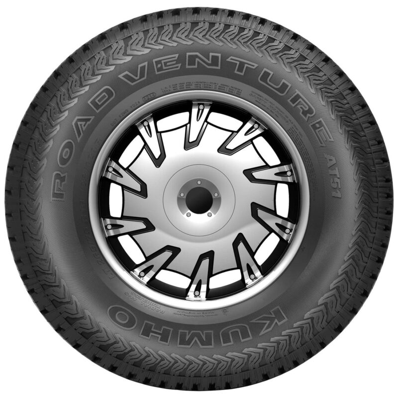 Kumho Road Venture AT51 All Terrain 245/75R16 109T Light Truck Tire - Image 2