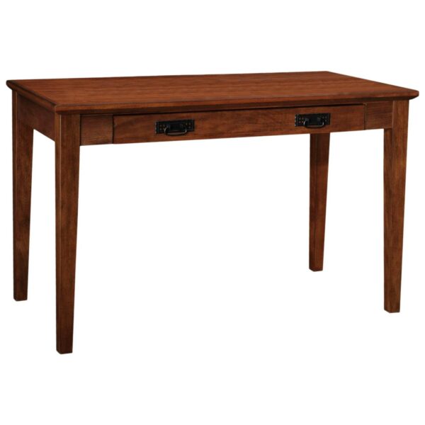 Leick Home Home office 48-Inches Brown Traditional Oak Writing desk
