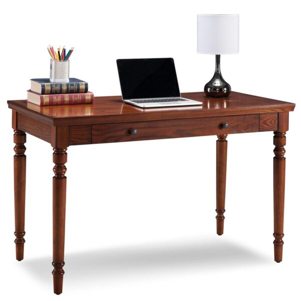 Leick Home Home office 48-Inches Brown Traditional Oak Writing desk