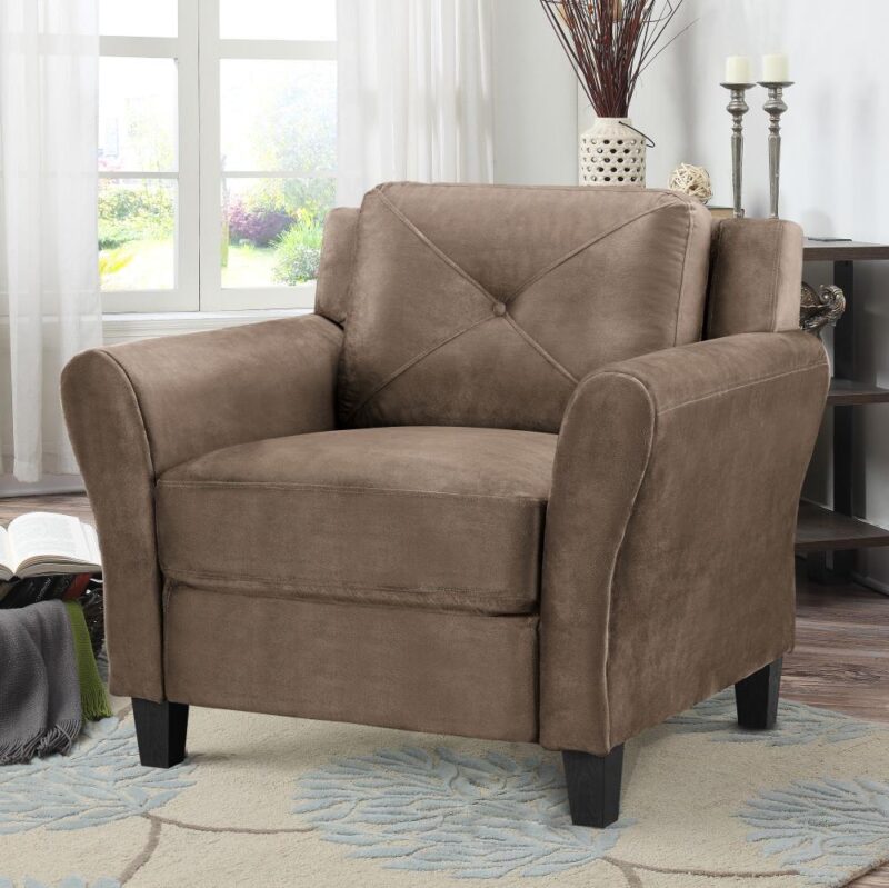 Lifestyle Solutions Harmony Casual Brown Accent Chair