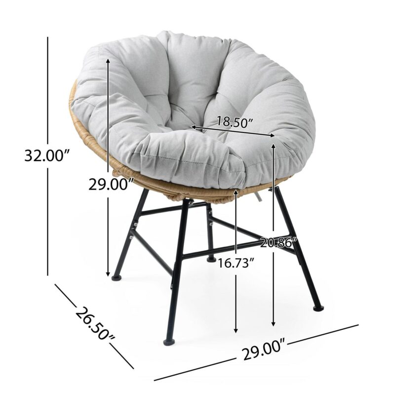 Lycvki Casual Light Gray Accent Chair - Image 5