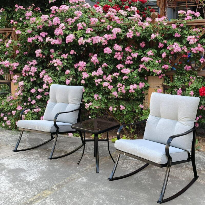 Lycvki Casual Off White Swivel Accent Chair