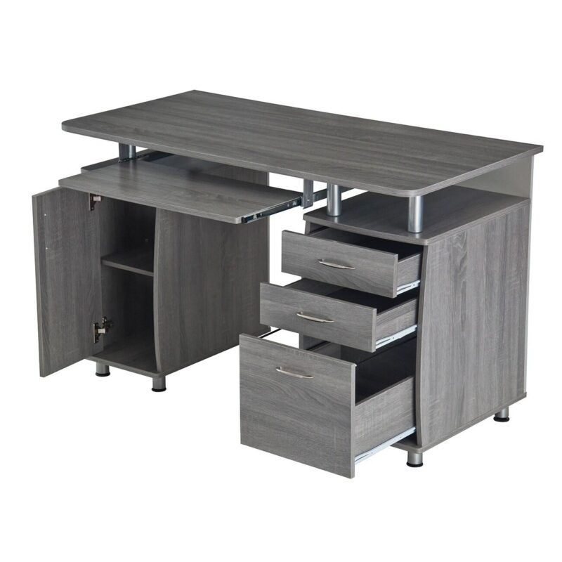 Maocao Hoom 23.5-in Gray Modern/Contemporary Computer desk - Image 2
