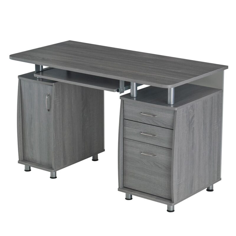 Maocao Hoom 23.5-in Gray Modern/Contemporary Computer desk - Image 5