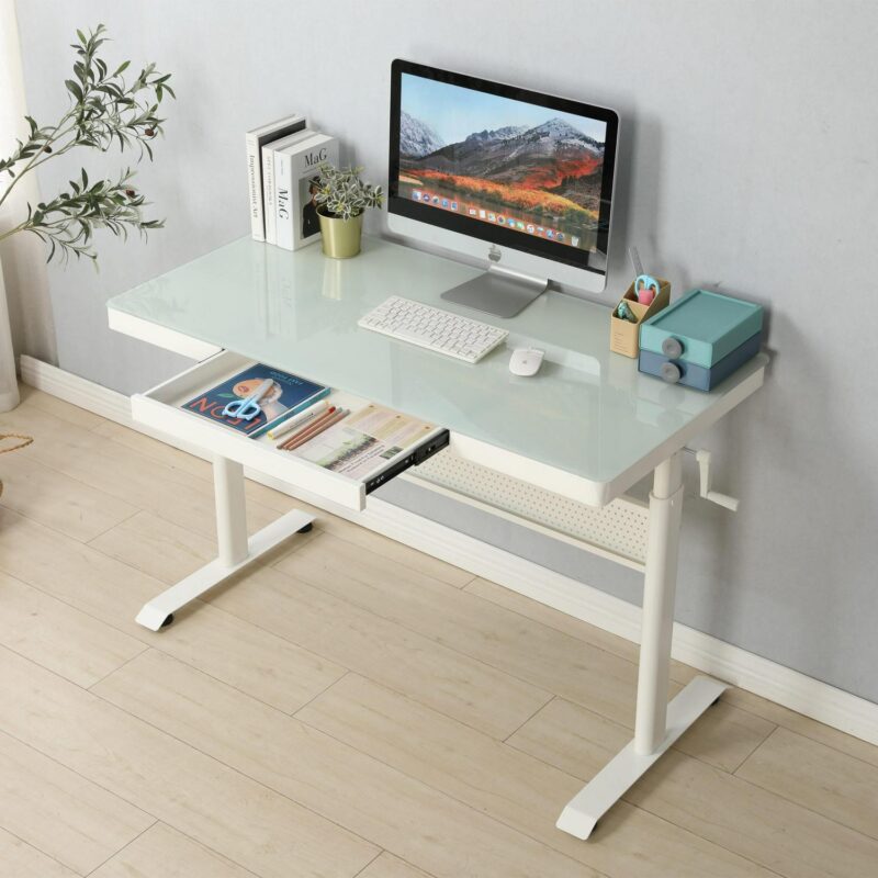 Maocao Hoom 47.24-in White Modern/Contemporary Standing desk