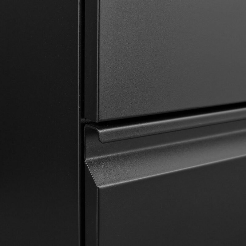 Maocao Hoom Black 2 -Drawer 15.35-in File Cabinet - Image 8