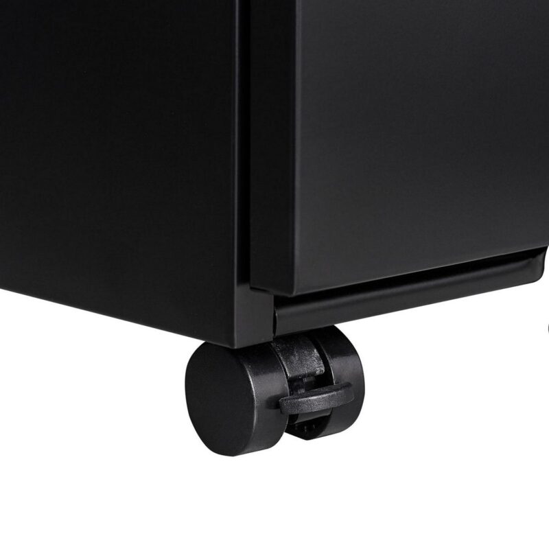 Maocao Hoom Black 3 -Drawer 15.35-in File Cabinet - Image 12