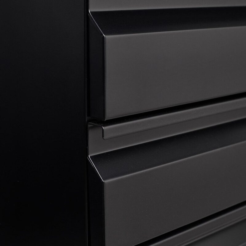Maocao Hoom Black 3 -Drawer 15.35-in File Cabinet - Image 8