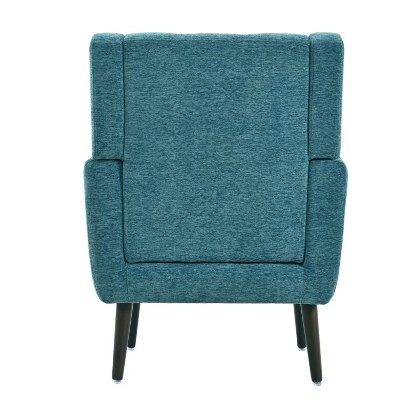 Maocao Hoom Modern Teal Chenille Accent Chair - Image 4