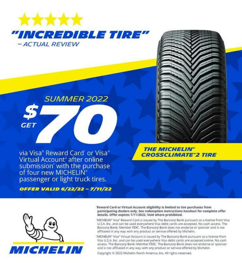 Michelin CrossClimate2 All-Season 235/60R18/XL 107V Tire - Image 2