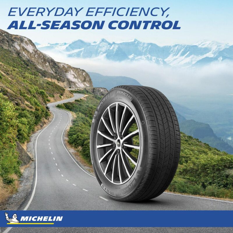 Michelin Primacy A/S All Season 225/60R18 100H Passenger Tire Fits: 2018-23 Chevrolet Equinox LT, 2017-18 Subaru Outback 3.6R Touring - Image 6
