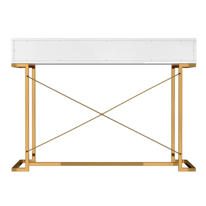 Mondawe 42-Inches White Modern/Contemporary Writing desk - Image 11