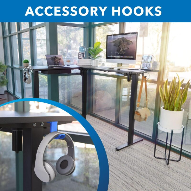 Mount-It! 63-Inches Black Modern/Contemporary Standing desk - Image 7
