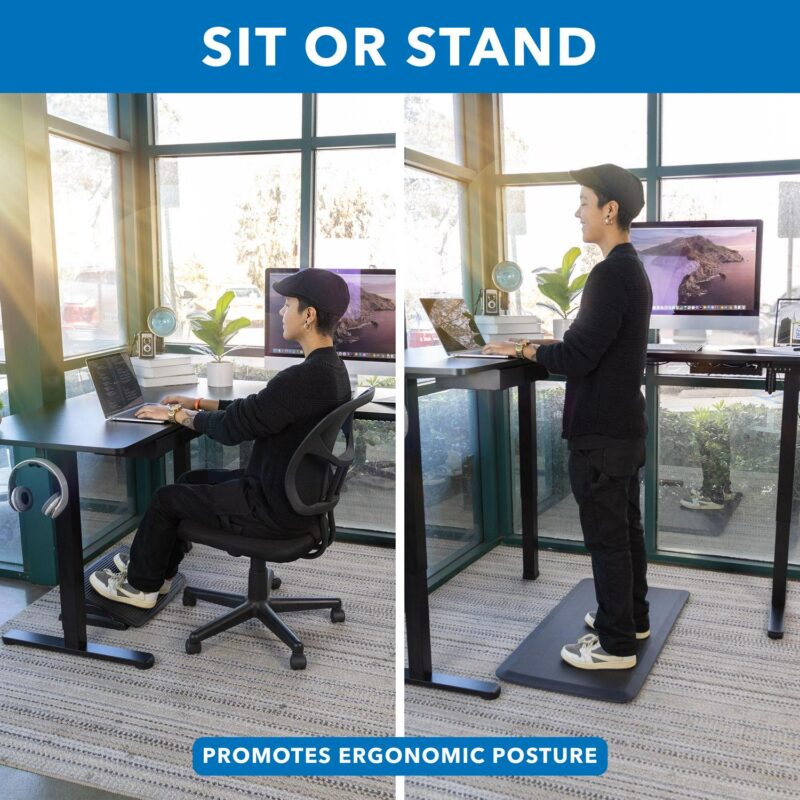 Mount-It! 63-Inches Black Modern/Contemporary Standing desk - Image 2
