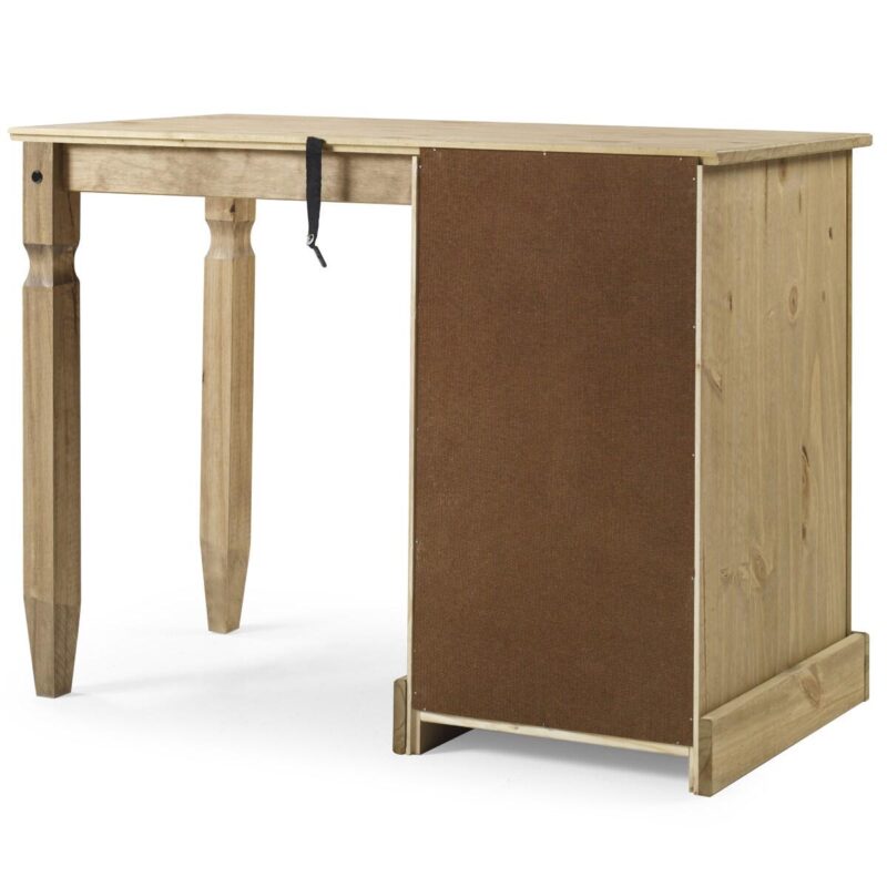 OSHOME Classic Cottage 40.25-Inches Brown Rustic Pine Writing desk - Image 7