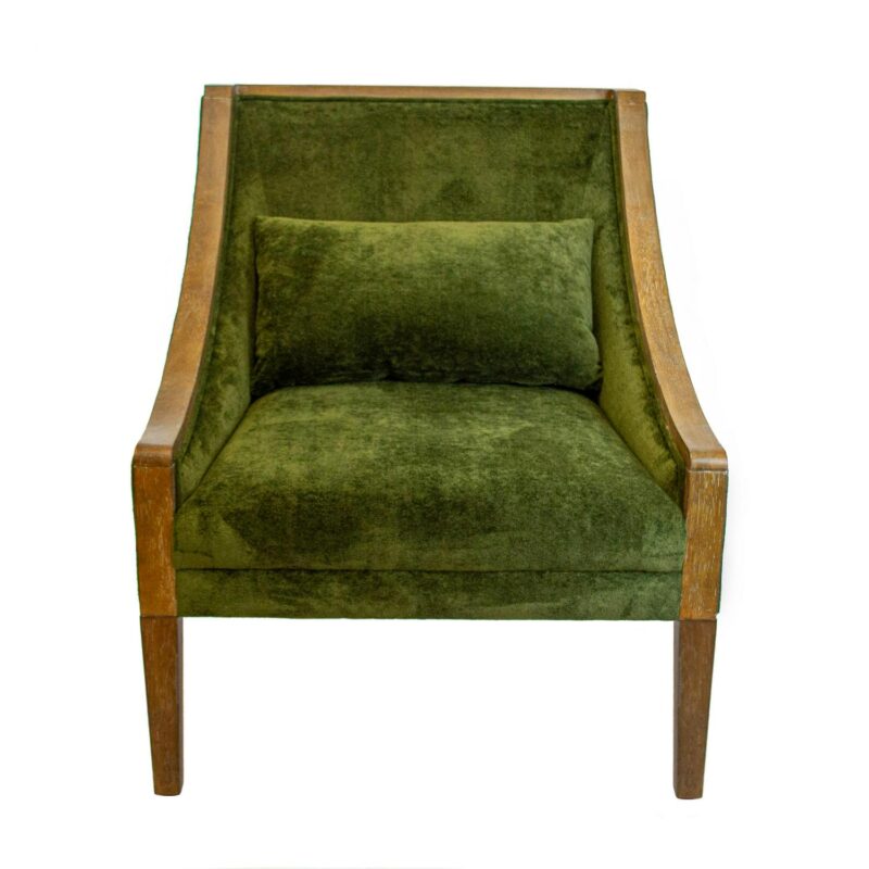 OSHOME Midcentury Forest Mist Accent Chair - Image 9