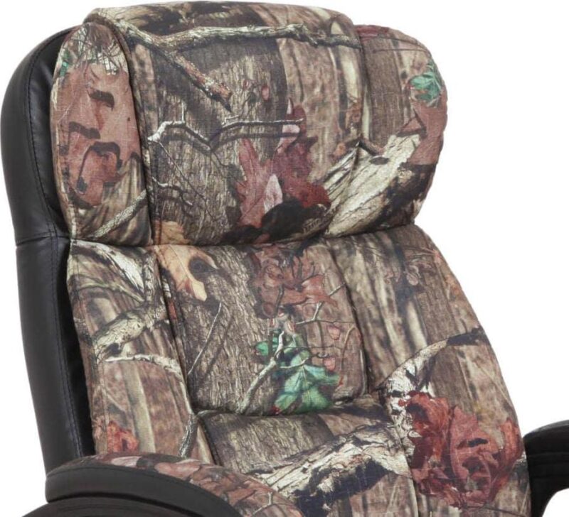 OSHOME Mossy Oak Chair Mossy Oak Break Up Infinity Traditional Ergonomic Adjustable Height Swivel Upholstered Executive Chair - Image 6