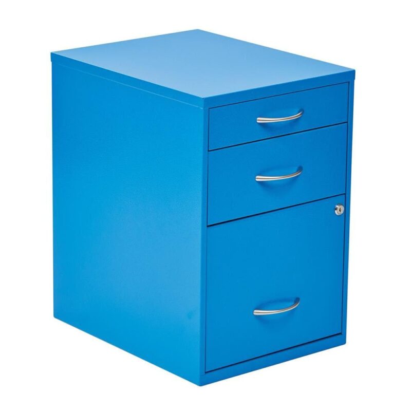OSP Home Furnishings OSP Designs Blue 3 -Drawer 14.5-Inches File Cabinet