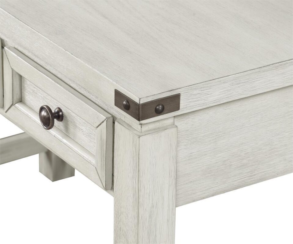 OSP Home Furnishings Baton Rouge 48-Inches Gray Traditional Oak Writing desk - Image 7
