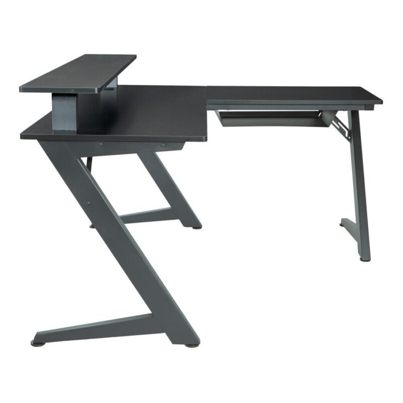OSP Home Furnishings Avatar 54-Inches Black Modern/Contemporary Gaming desk - Image 3