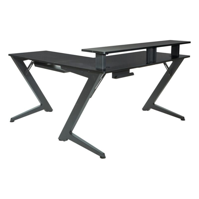 OSP Home Furnishings Avatar 54-Inches Black Modern/Contemporary Gaming desk - Image 4